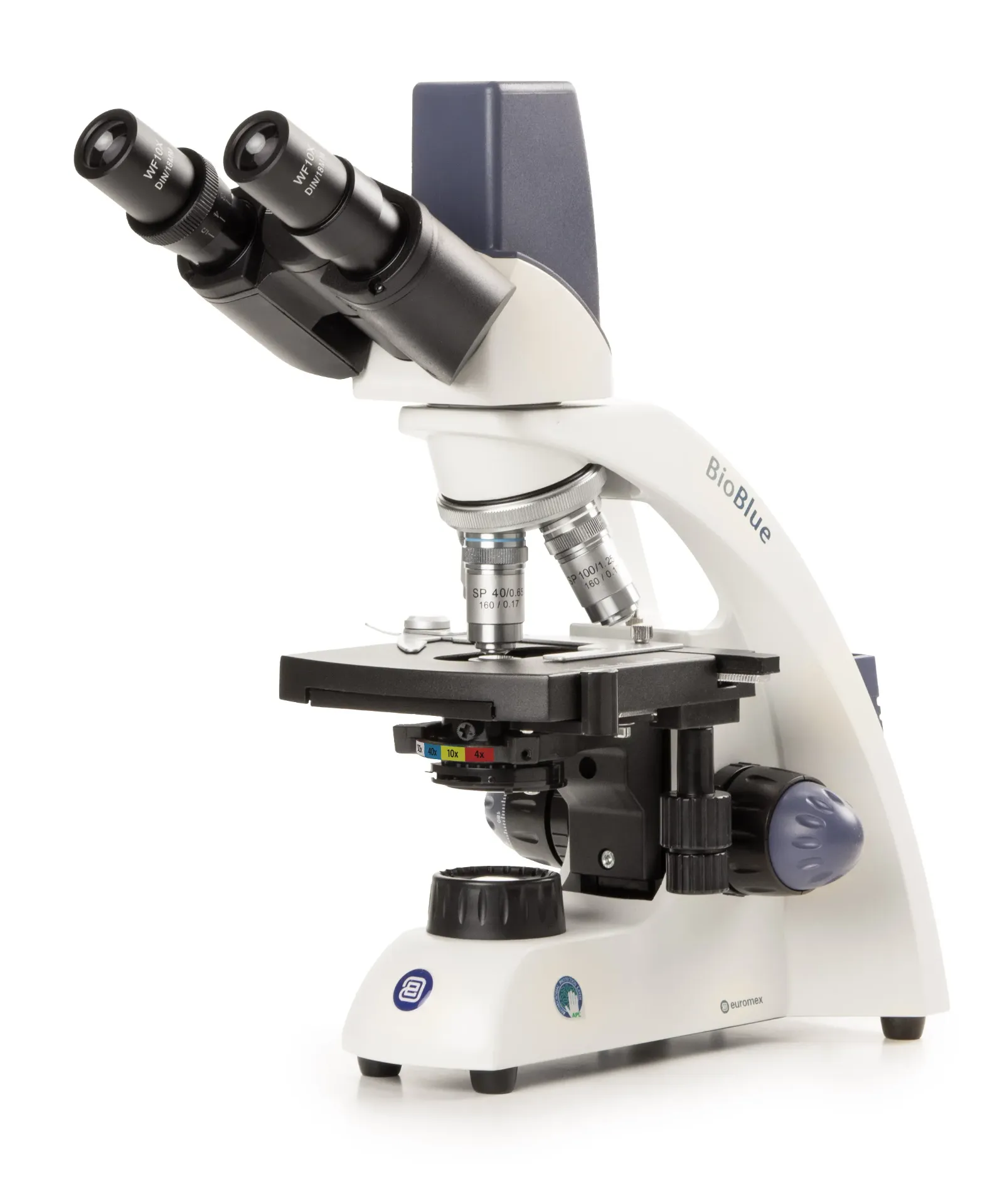 [S58149] Microscope binoculaire x40 à x600 - tête vidéo 5 MP - Bioblue Euromex