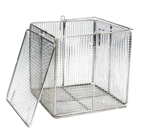 [#219030-S59909] Panier autoclavable inox carre 160x160x160 mm