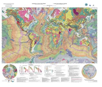 Carte géologique du monde