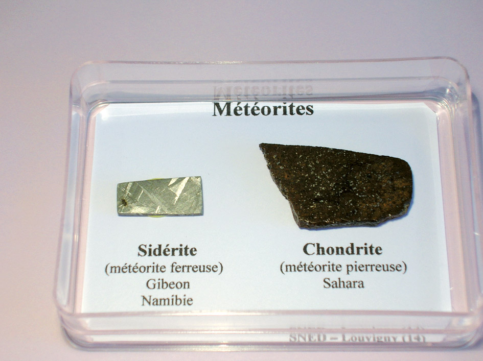 Coffret de 2 météorites