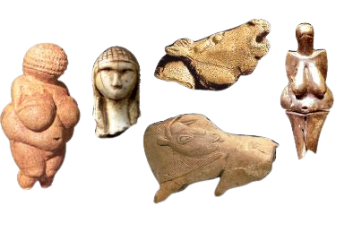 Collection de 5 sculptures