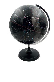 Globe céleste lumineux dia. 32 cm