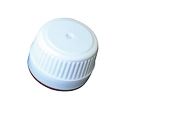 Bouchons blancs pour flacons ronds (lot de 100)