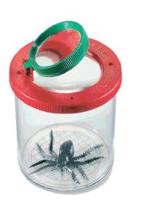 Boîte à insectes couvercle avec 2 loupes