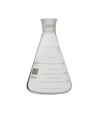 Erlenmeyer 50 mL - Col rodé VB 3.3