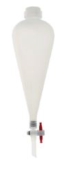 Ampoule à décanter conique en polypropylène