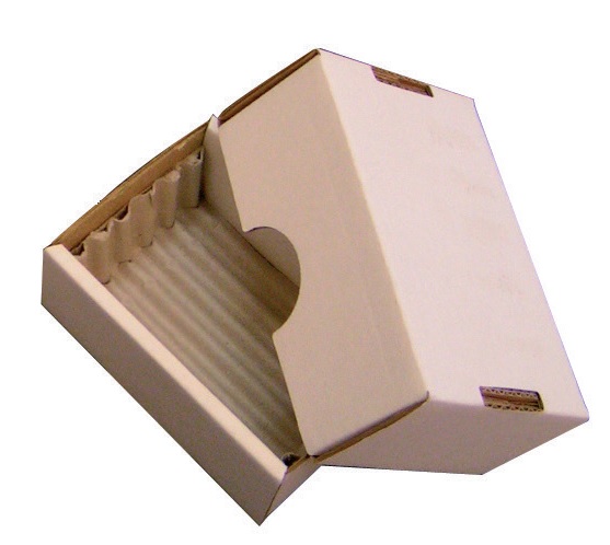 Boîte de stockage en carton pour lames de biologie