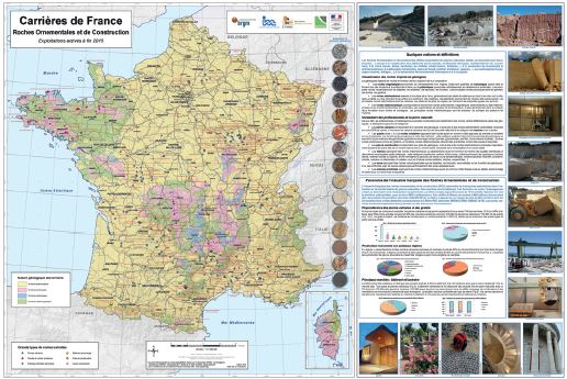 Carrières de France - Roches ornementales et de construction