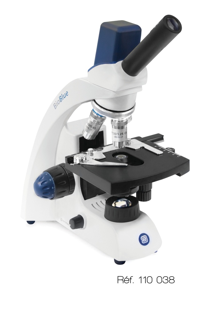 Microscope monoculaire tête vidéo 5 MP BioBlue Euromex