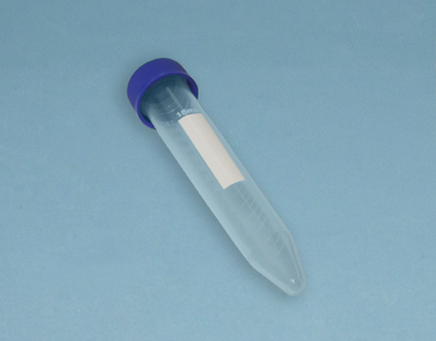 Tube à centrifuger conique en PP autoclave fond rond - lot de 50