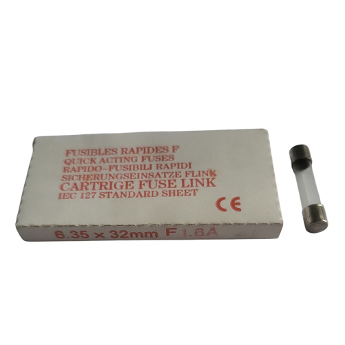 Fusibles rapides en verre 6.35x32 mm 1.6 A 250 V - Paquet de 10