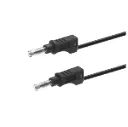 Cordon sécurité avec fourreau rétractable avec reprise arrière 50 cm noir - Electro PJP
