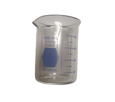 Bécher KIMAX® - Forme Basse - Couleur Bleu - 100 mL - Lot de 12