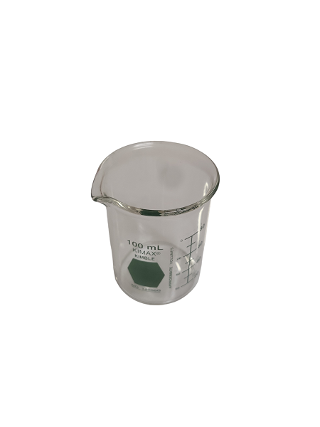 Bécher KIMAX® - Forme Basse - Couleur vert- 100 mL - Lot de 12
