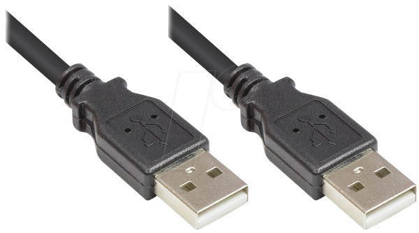 Cable USB male type A - male type