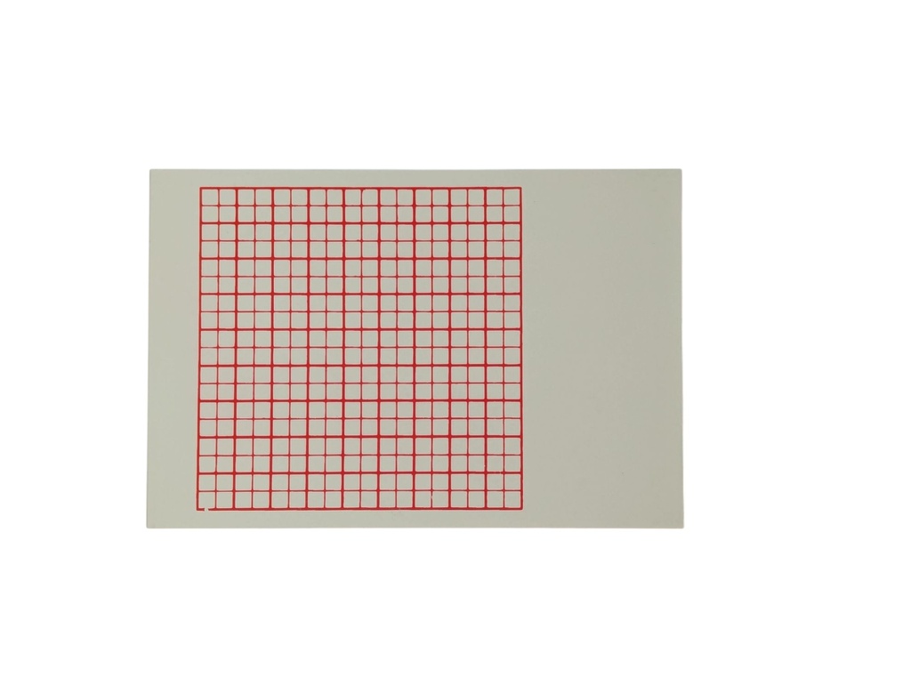 [S62444] Ecran optique 100x149 mm quadrillé 90x90 mm