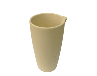 Creuset réfractaire avec bec 75 mL 46x80 mm