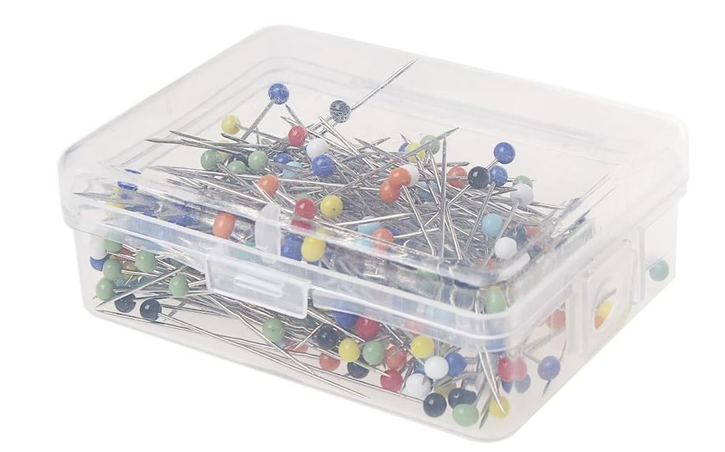[S70524] Epingles a dissection tête multicolores lot de 250