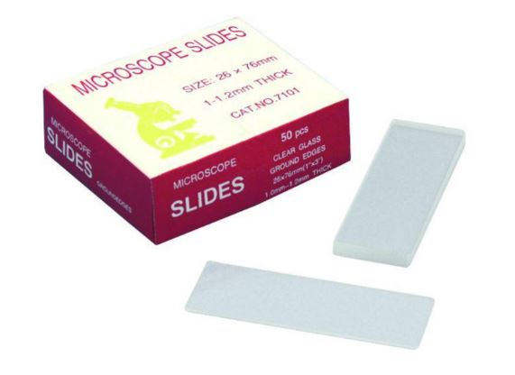 Lames lavées bords meulés 76X26 mm (lot de 50)