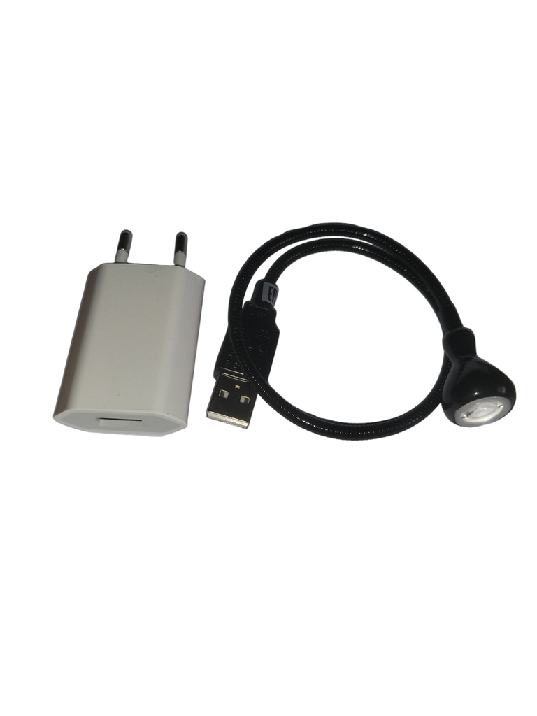 Lampe LED USB avec adaptateur secteur
