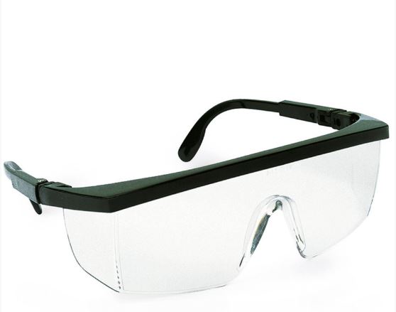 Lunette sécurité branches réglables - À l'unité