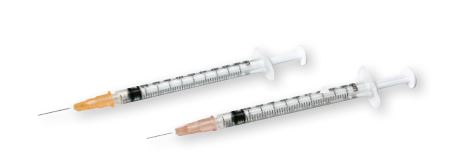 [452061] Seringue avec aiguille 1 mL - Lot de 10
