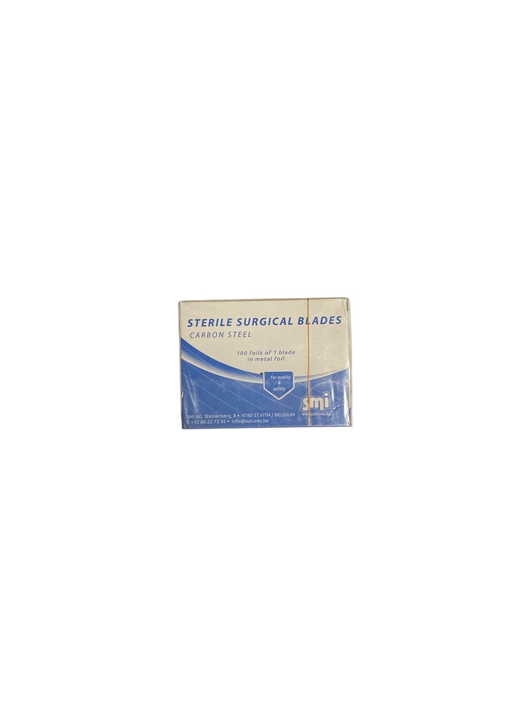 Lames taille N°11 sterile - Boite de 100