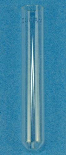 Tubes à essai à paroi épaisse 1mm Ø12x100 mm - Lot de 10