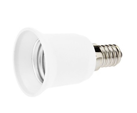 Adaptateur pour ampoule E27 - douille E14