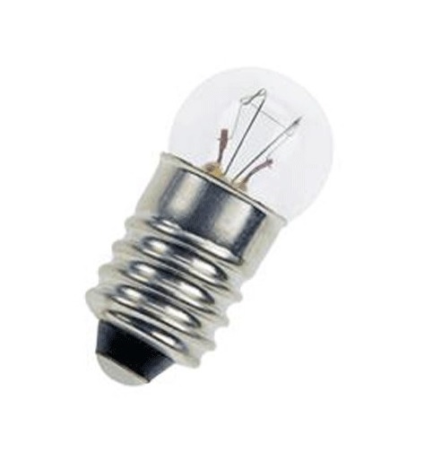 Lot de 10 ampoules E10 6.5V 300 mA
