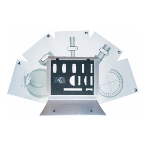 Kit d'optique laser 3 faisceaux élève (12 accessoires optiques + 7 modèles)