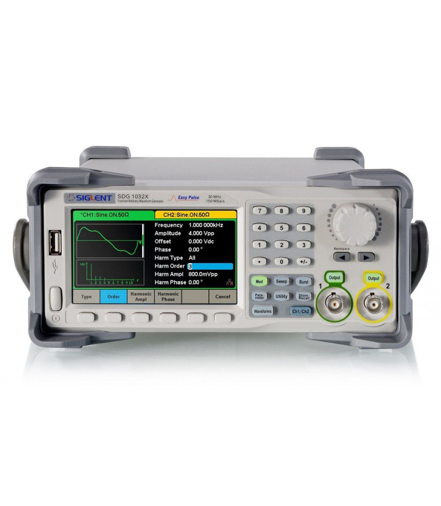 Générateur DDS 2 voies SIGLENT  SDG1032X