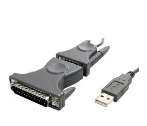 Câble adaptateur série USB vers RS232 DB9/DB25 - Mâle vers mâle