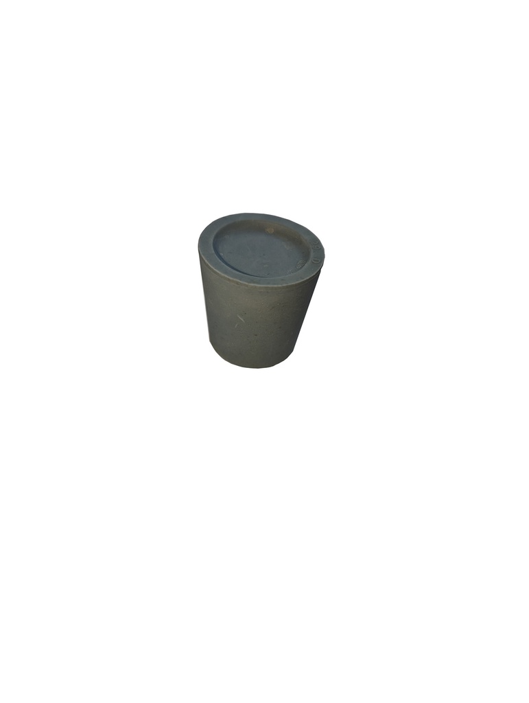 Bouchon caoutchouc plein 29x23xH30 mm - bleu