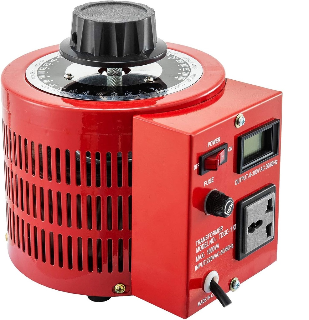 [S58818] Autotransformateur monophasé 0-300 V / 1KVA - 220 V AC 50 Hz
