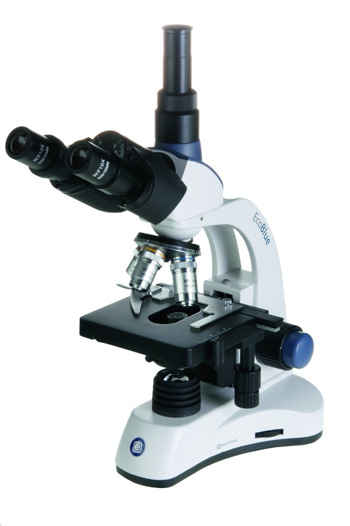 Microscope Trinoculaire EC1053 monté semi-plan x4x10x40 