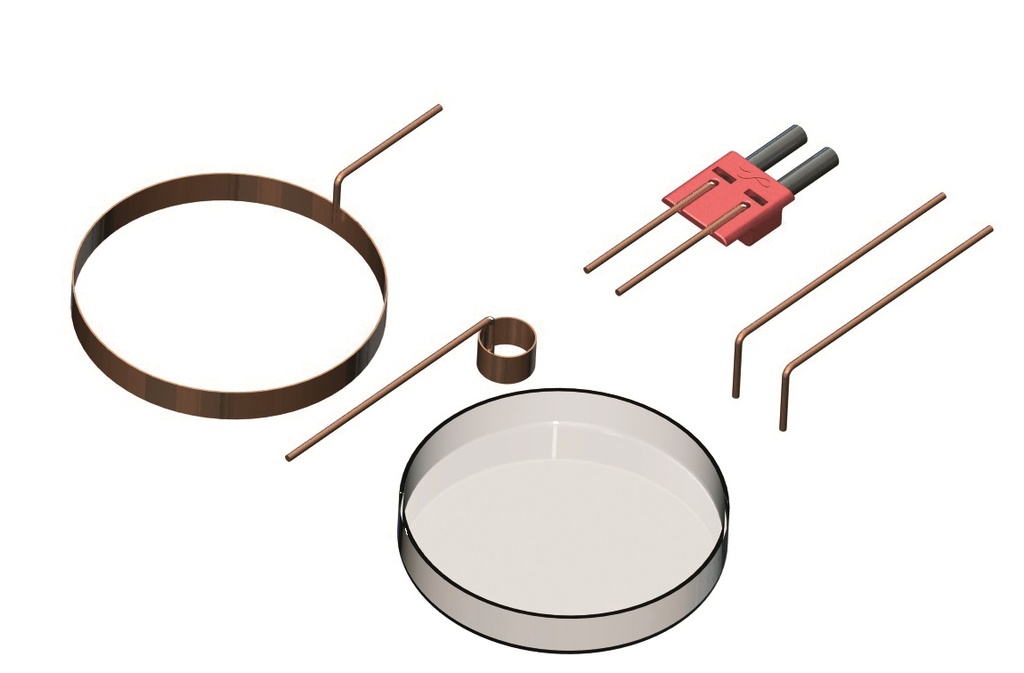 [#000115] Ensemble d'accessoires pour cuve rhéographique