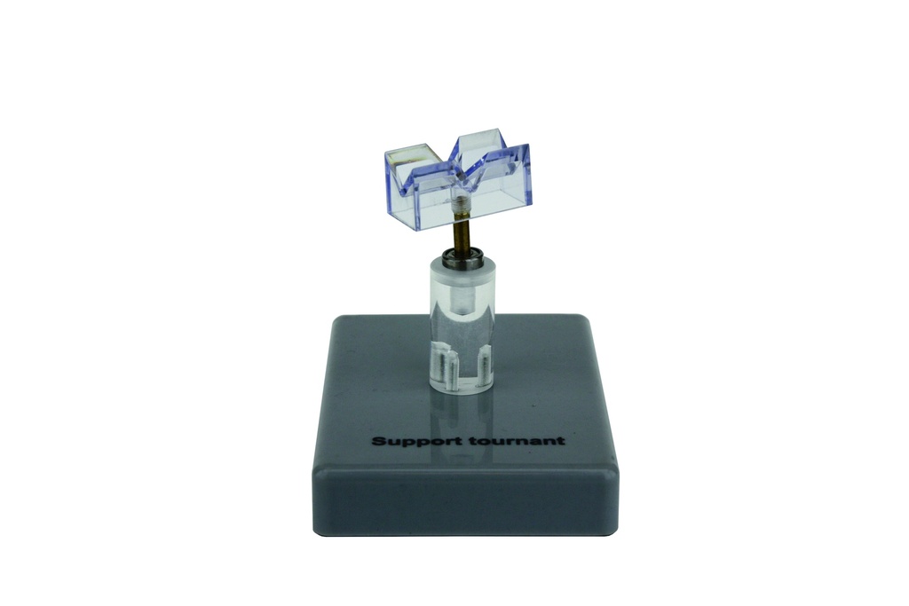 Support électrostatique tournant 