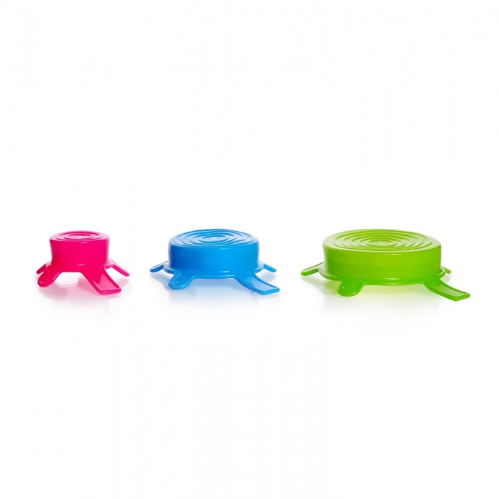 [#453121] Couvercle en silicone autoclavable - Duran® (Bleu, S)
