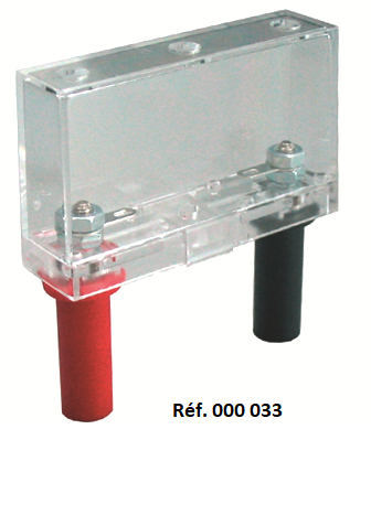 [#000033] Boîtier dipôle avec DEL - LED (Rouge)