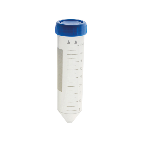 [#506053] Tubes à centrifuger en polypropylène - 50 mL (lot de 50) (Non stérile - Lot de 50, Sans jupe)