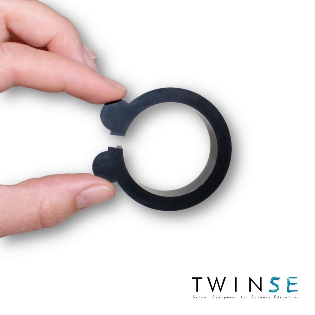 [#004312] Clips - Bague à pince pour porte lentille dia.40 mm du banc d'optique spécial lycée (lot de 10)