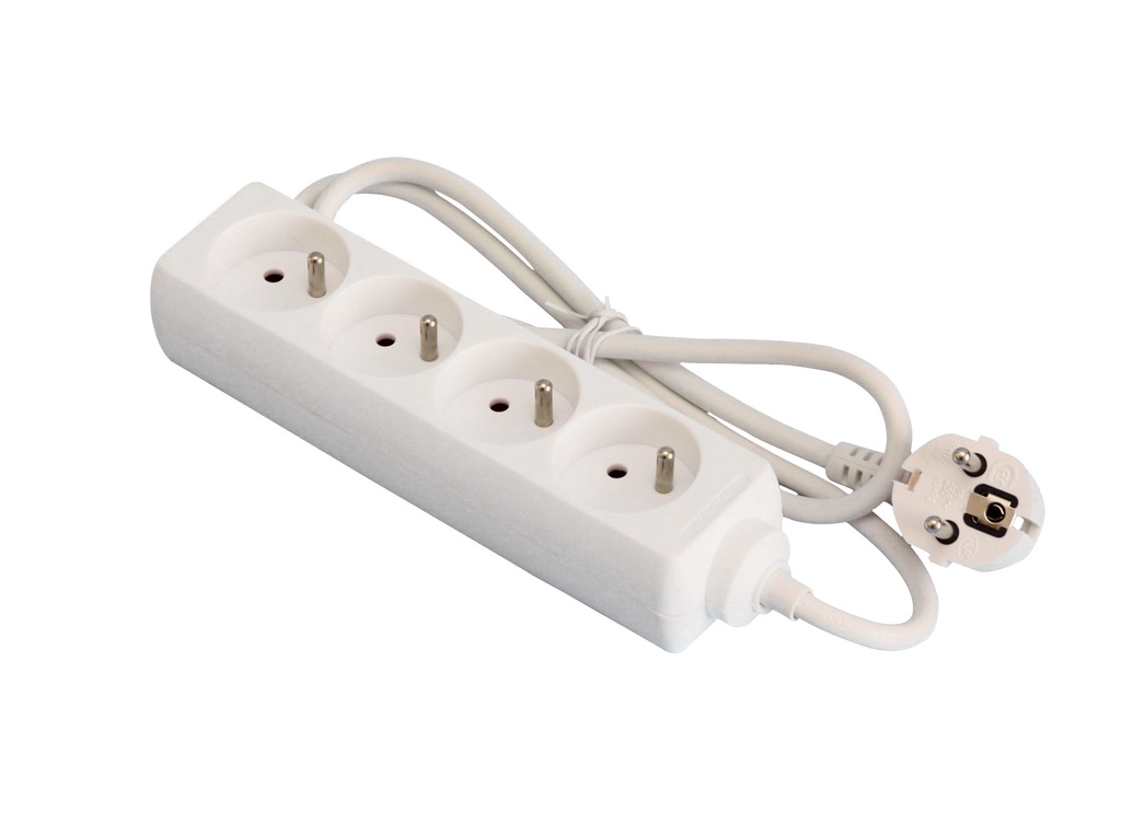 Bloc multiprise 4 prises - 1 m