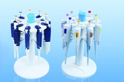 Portoir pivotant pour 9 micropipettes