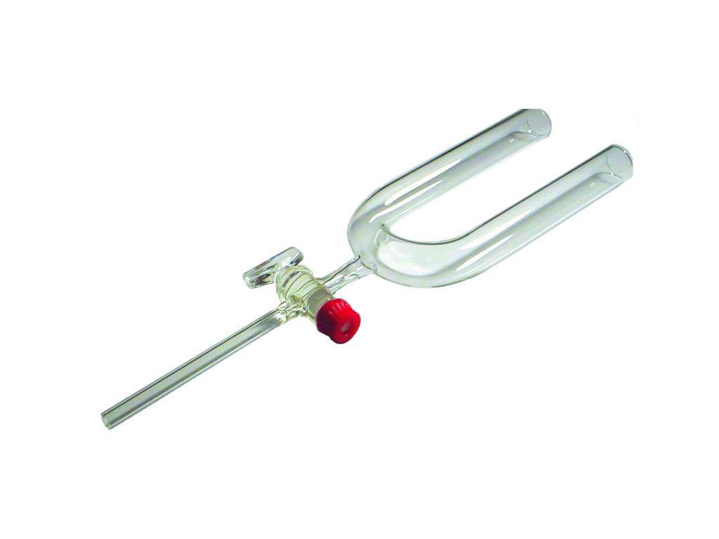[#512011] Tube en U à tubulure et robinet en verre - Simax®