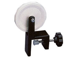 Poulie métallique verticale sur étau