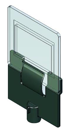 [#004039] Porte-diapositive pour banc d'optique