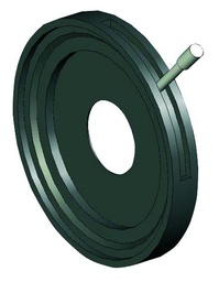 [#004040] Diaphragme à Iris pour banc d'optique