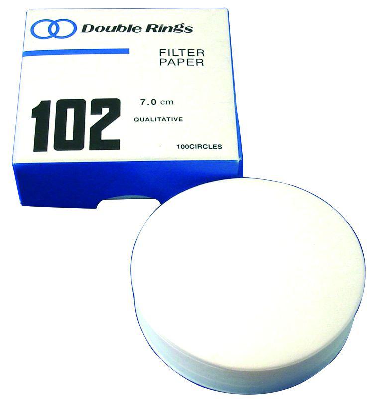 Papier filtre rond standard Ø 70 mm (lot de 100)