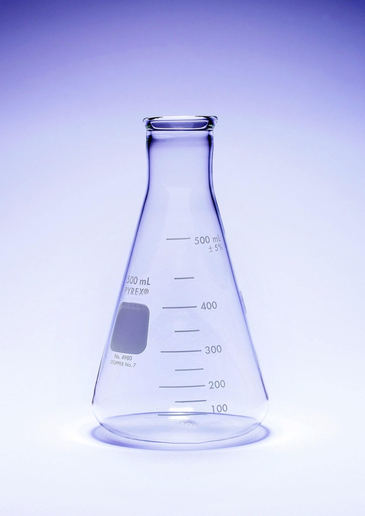 [#504051] Erlenmeyer Rasotherm® - à l'unité (étroit, 25 mL)
